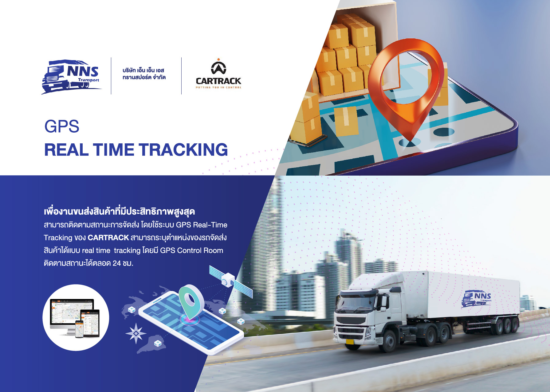 GPS Real Time Tracking ร่วมกับ CARTRACK